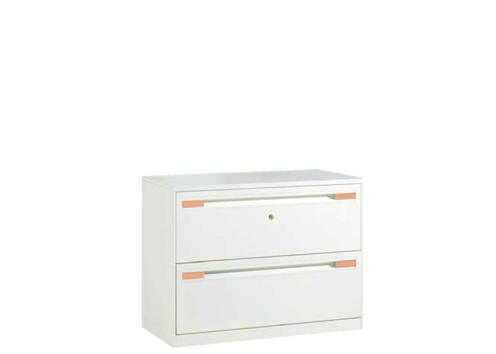 钢制家具|抽屉柜、卡箱|办公家具|二抽横向文件柜|文件柜 CG-HM-2