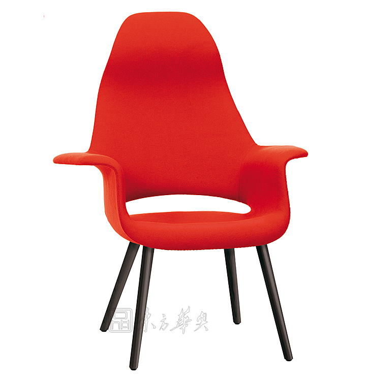 现代经典休闲椅|布面休闲椅|办公家具|马铃薯片椅|休闲椅，布面休闲椅，马铃薯片休闲椅，设计师椅 CG-Saarinen-chair-04