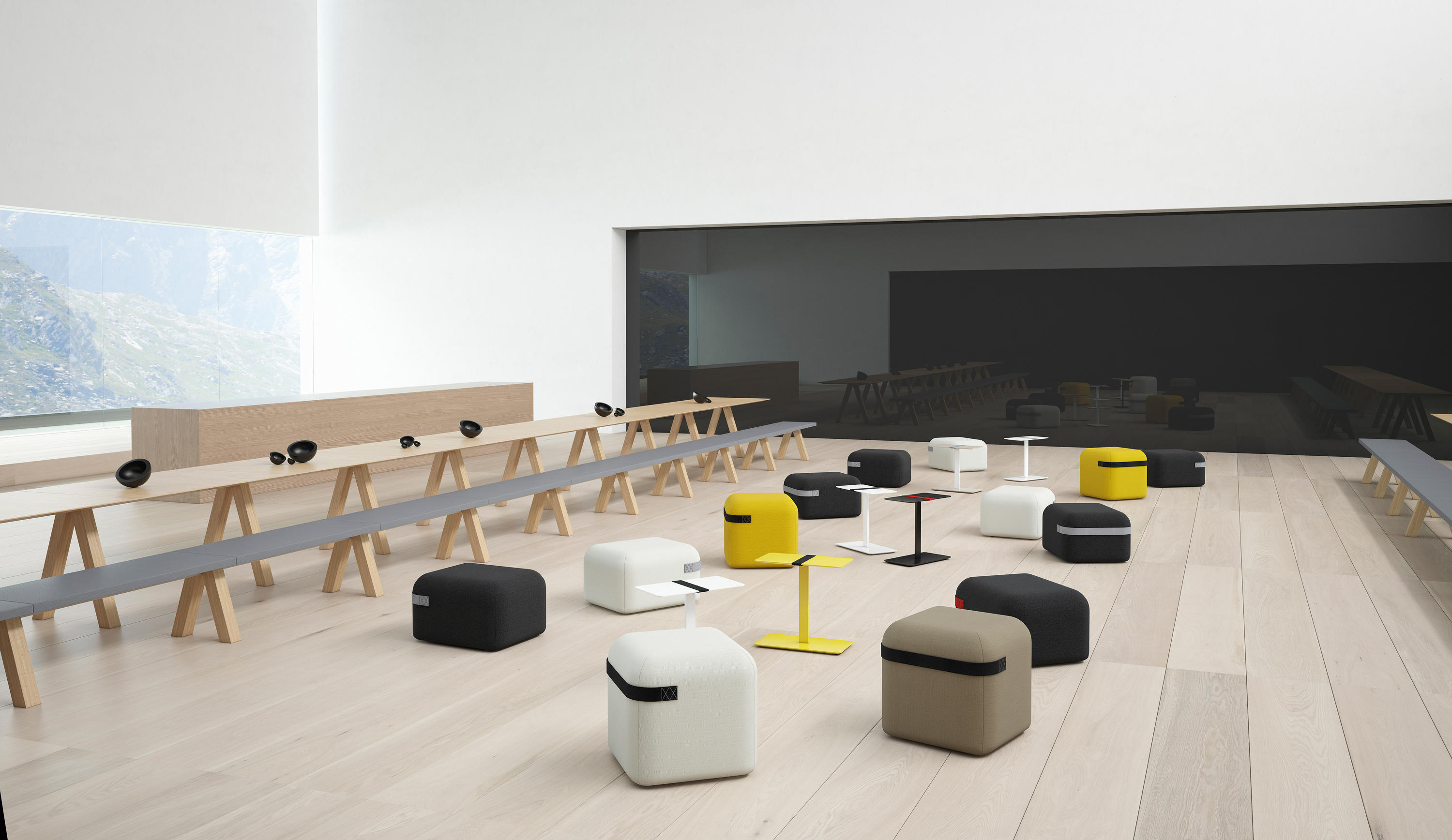 篮球比赛下注平台 - 坐具|长凳|办公家具|设计师家具|Trestle bench 长凳
