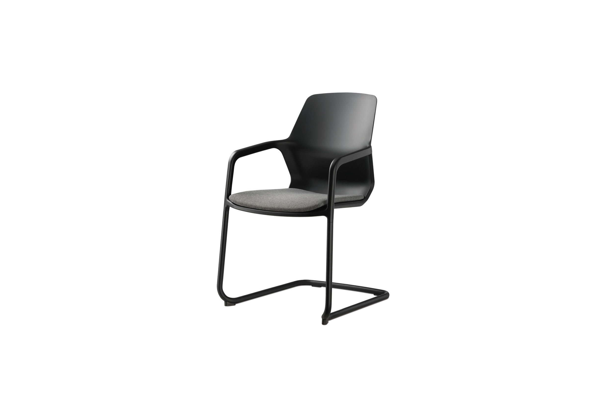 培训家具|布面培训椅|办公家具|设计师家具|现代悬臂椅