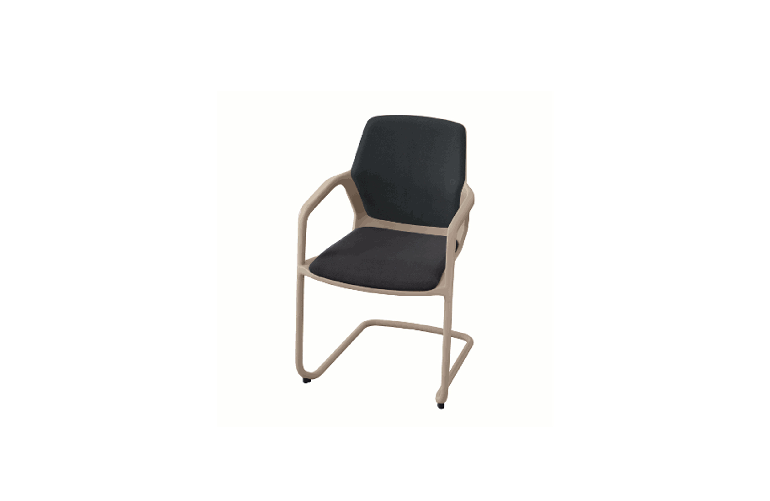 培训家具|布面培训椅|办公家具|设计师家具|现代悬臂椅